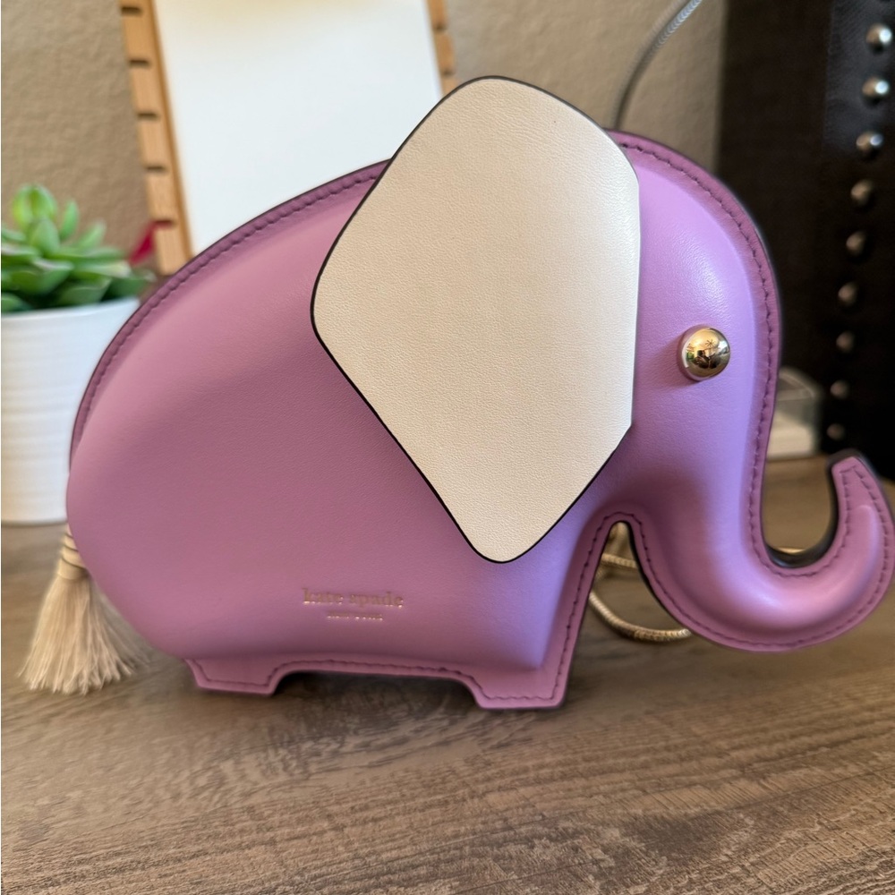 Purple Elephant Crossbody Bag - Picture 2 of 13